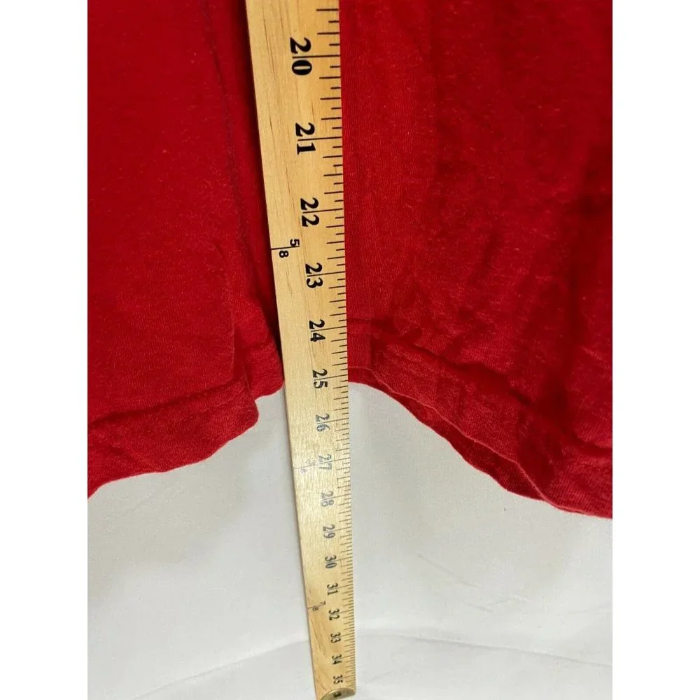 Guess Shirt Adult Extra Large Red Black Stars and Stripes Tee Mens - Picture 8 of 8